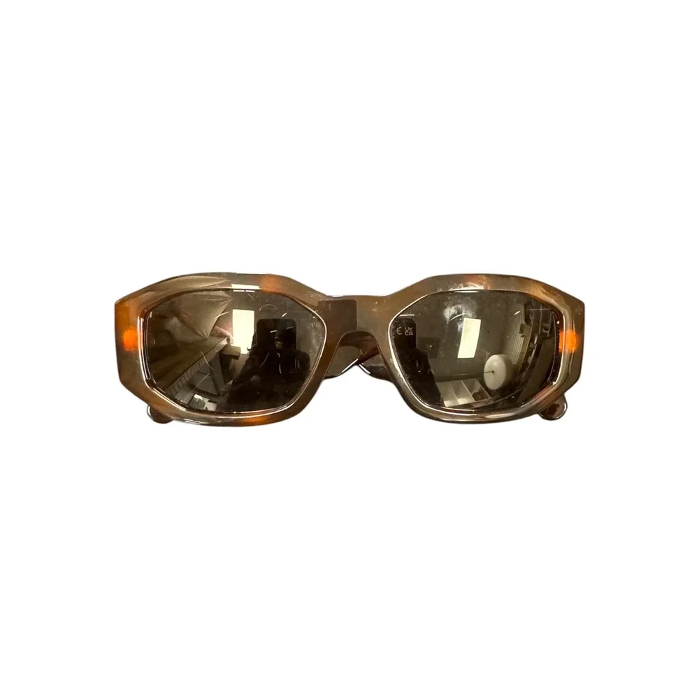 Versace Sunglasses Mens OS Brown Excellent Mod 4361 Medusa Biggie Tortoise